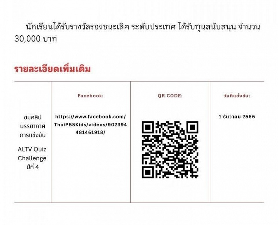 ALTV Quiz Challenge ปีที่ 4 รอบชิงชนะเลิศ